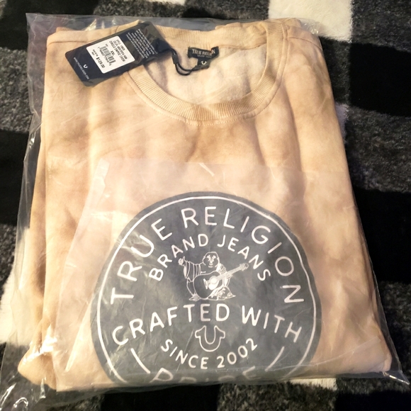 True religion marble tye dye crew . - Picture 2 of 4